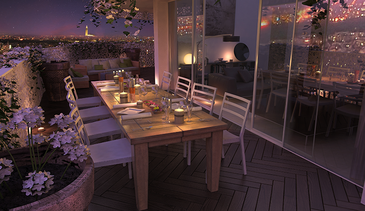 habiter entre ciel et terre